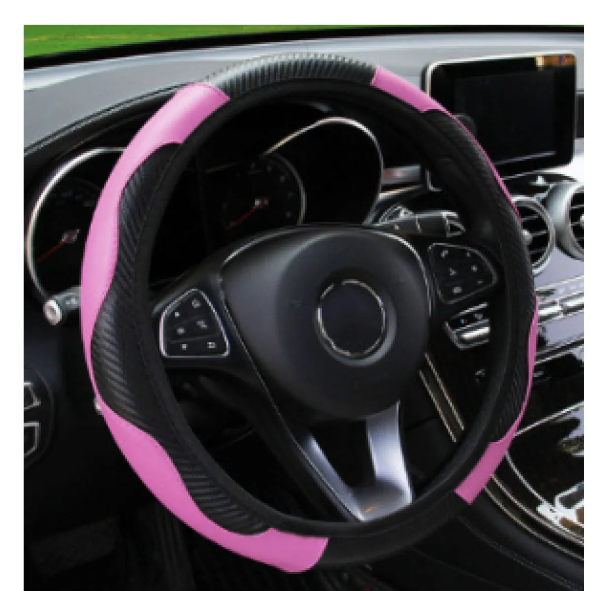 Carbon Fiber Steering Wheel Cover