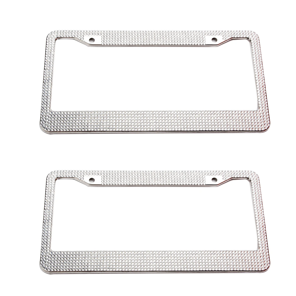 2-Piece Bling License Plate Frame Set