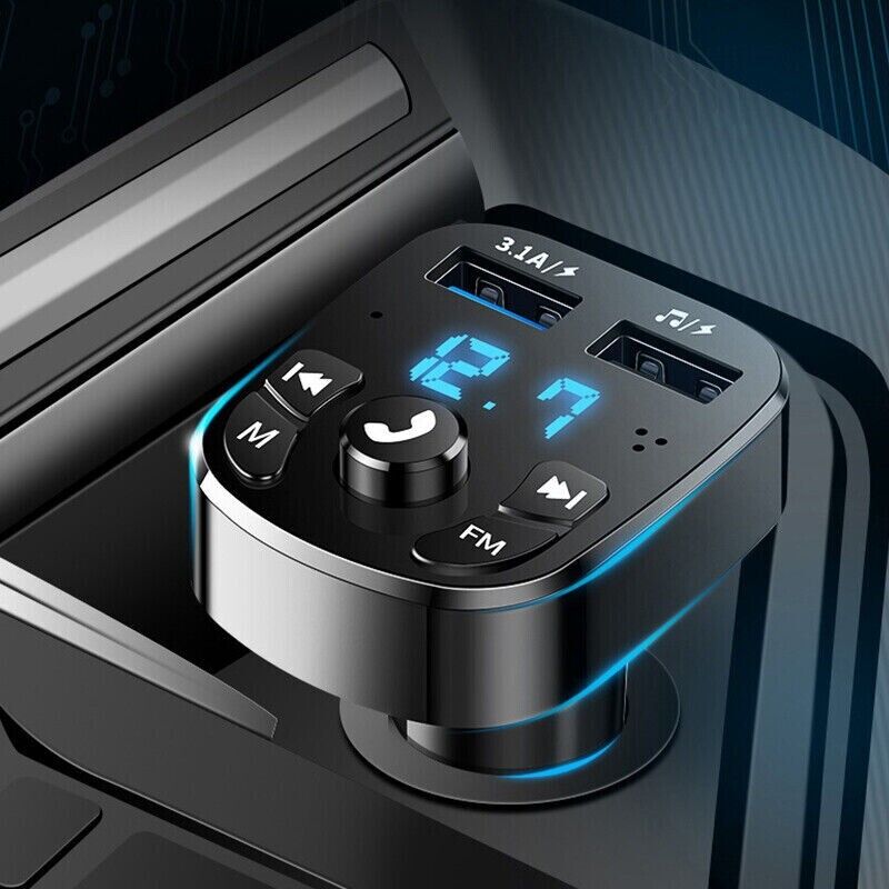 Bluetooth FM Transmitter with USB Charger