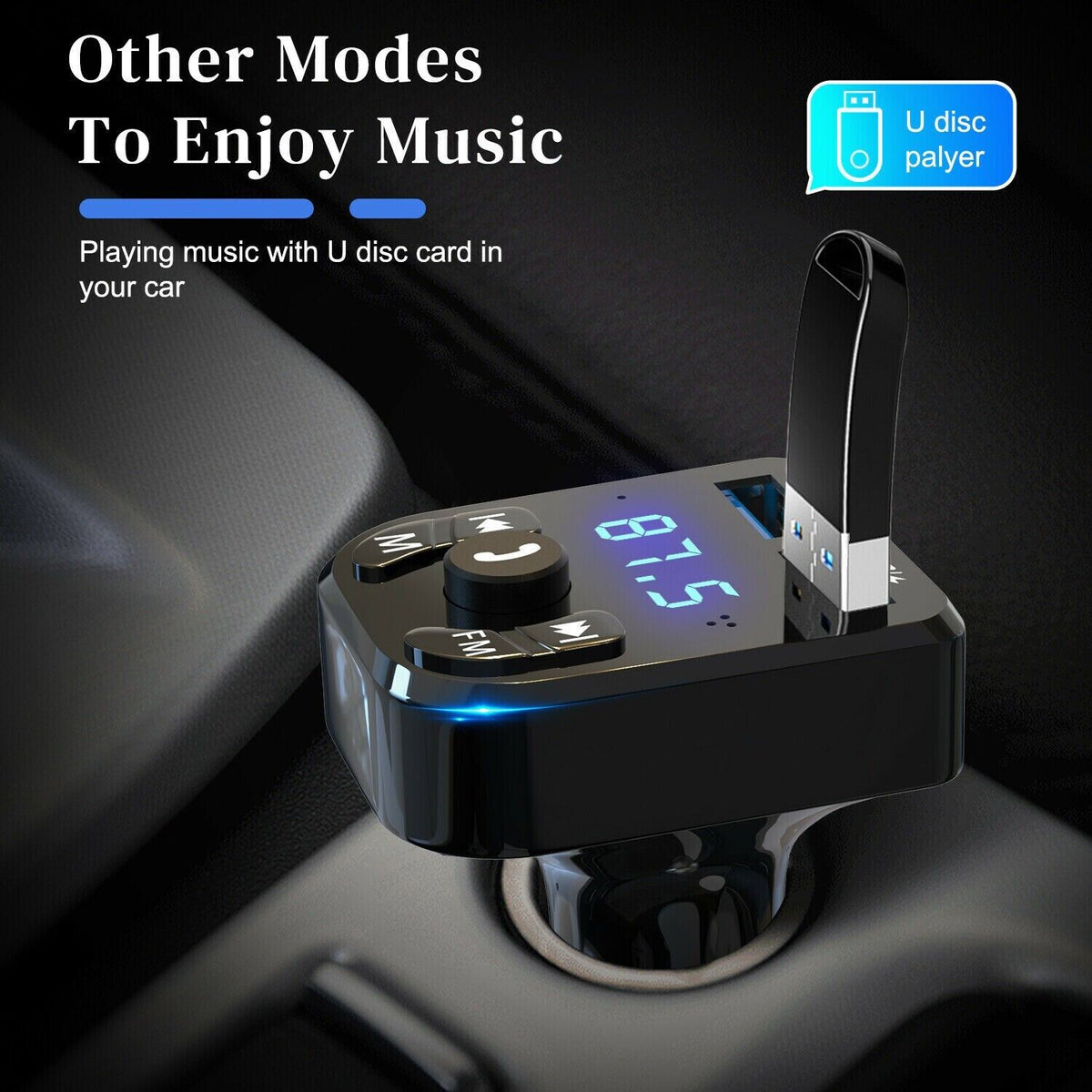 Bluetooth FM Transmitter with USB Charger