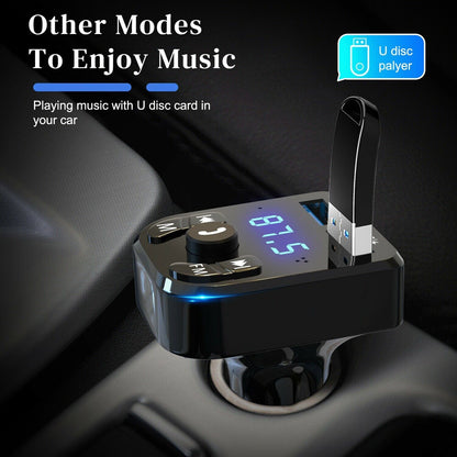 Bluetooth FM Transmitter with USB Charger