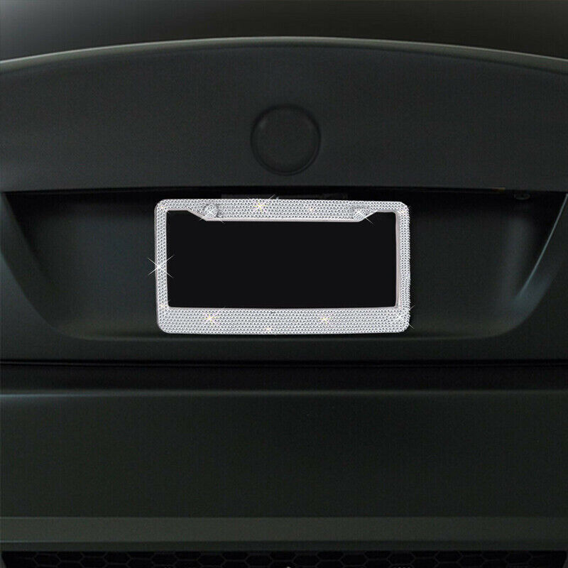 2-Piece Bling License Plate Frame Set