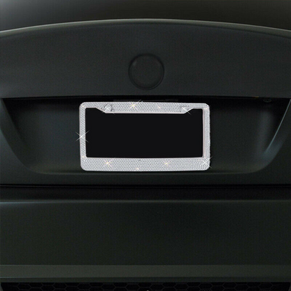 2-Piece Bling License Plate Frame Set