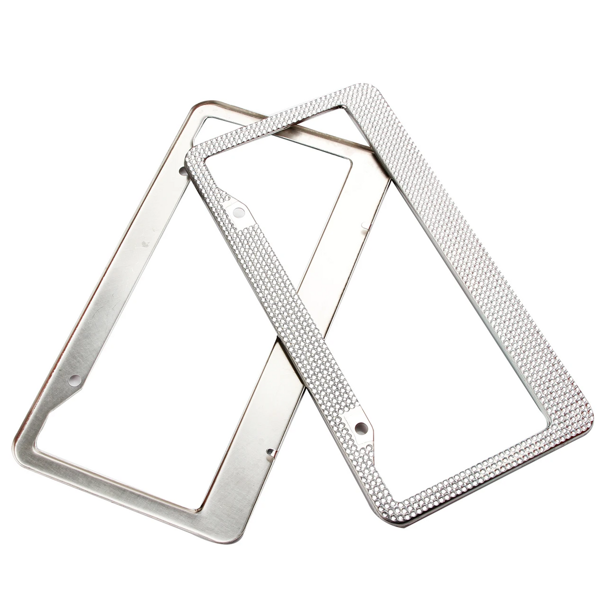 2-Piece Bling License Plate Frame Set
