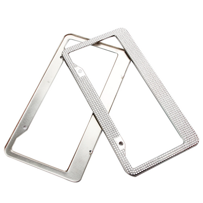 2-Piece Bling License Plate Frame Set