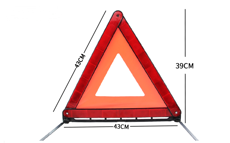 Collapsible Reflective Car Warning Triangle