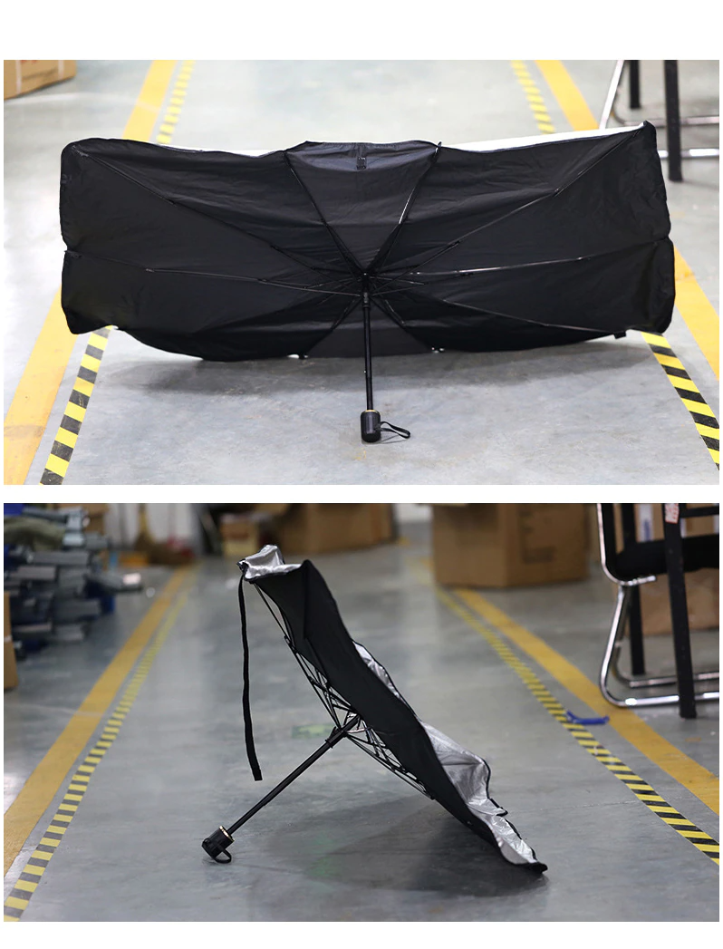 51-Inch Foldable Car Windshield Sun Shade Umbrella
