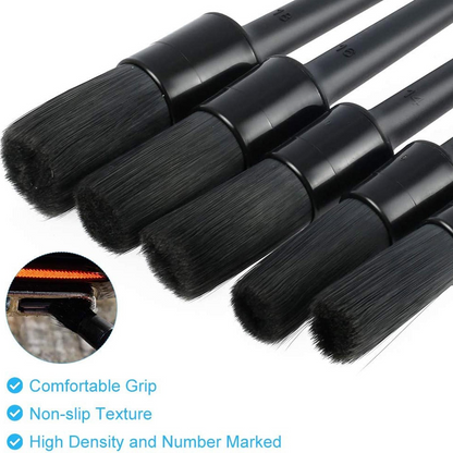 5-Piece Car Detailing Brush Kit