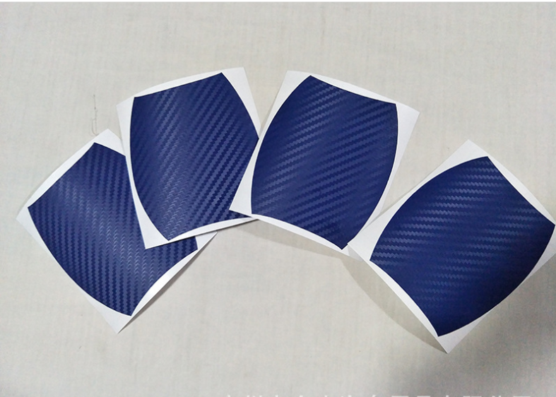 4-Piece Carbon Fiber Car Door Handle Protector Stickers