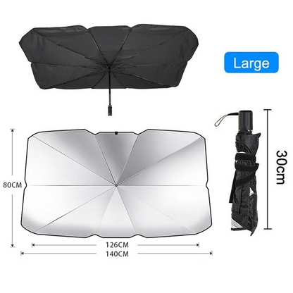 51-Inch Foldable Car Windshield Sun Shade Umbrella