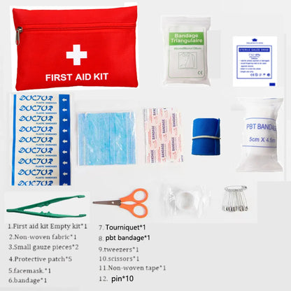 Portable Car First Aid Kit