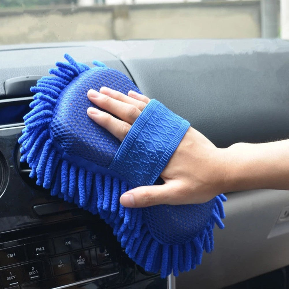 Chenille Microfiber Car Wash Gloves – Double-Sided