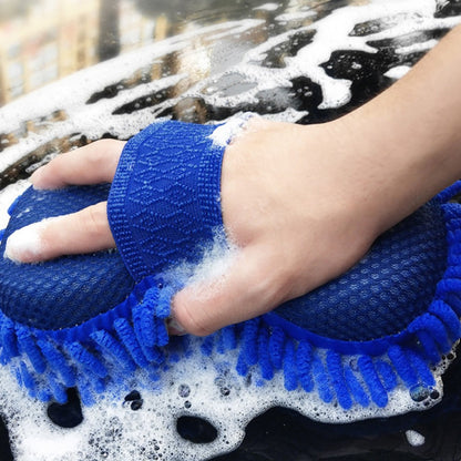 Chenille Microfiber Car Wash Gloves – Double-Sided