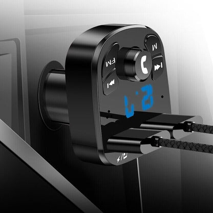 Bluetooth FM Transmitter with USB Charger
