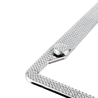 2-Piece Bling License Plate Frame Set