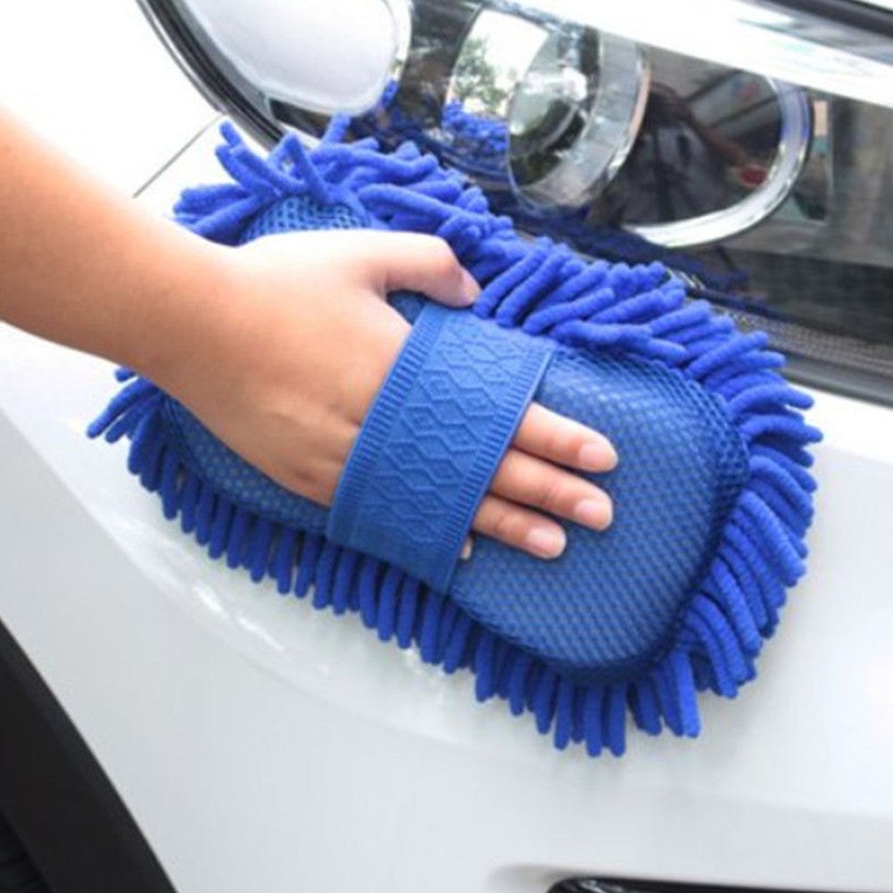 Chenille Microfiber Car Wash Gloves – Double-Sided