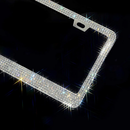 2-Piece Bling License Plate Frame Set