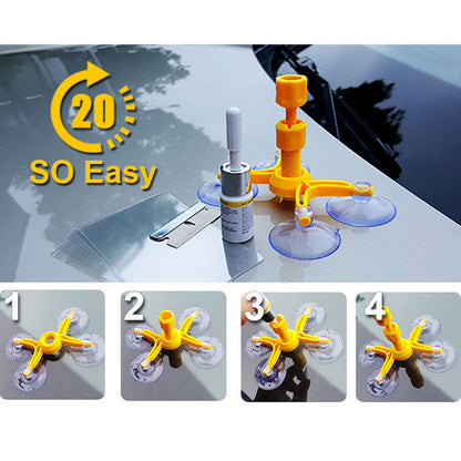 Car Windshield Crack Repair Kit