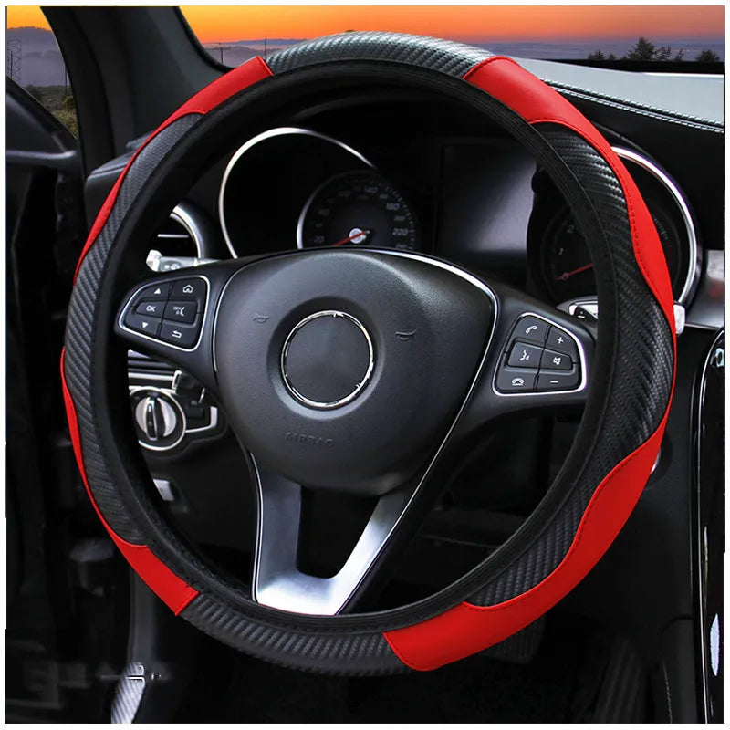 Carbon Fiber Steering Wheel Cover