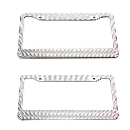 2-Piece Bling License Plate Frame Set