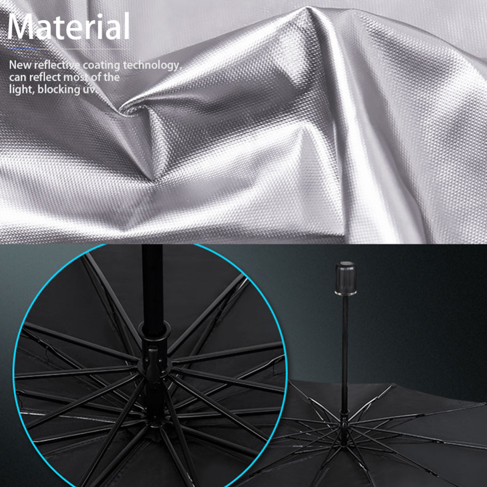 51-Inch Foldable Car Windshield Sun Shade Umbrella