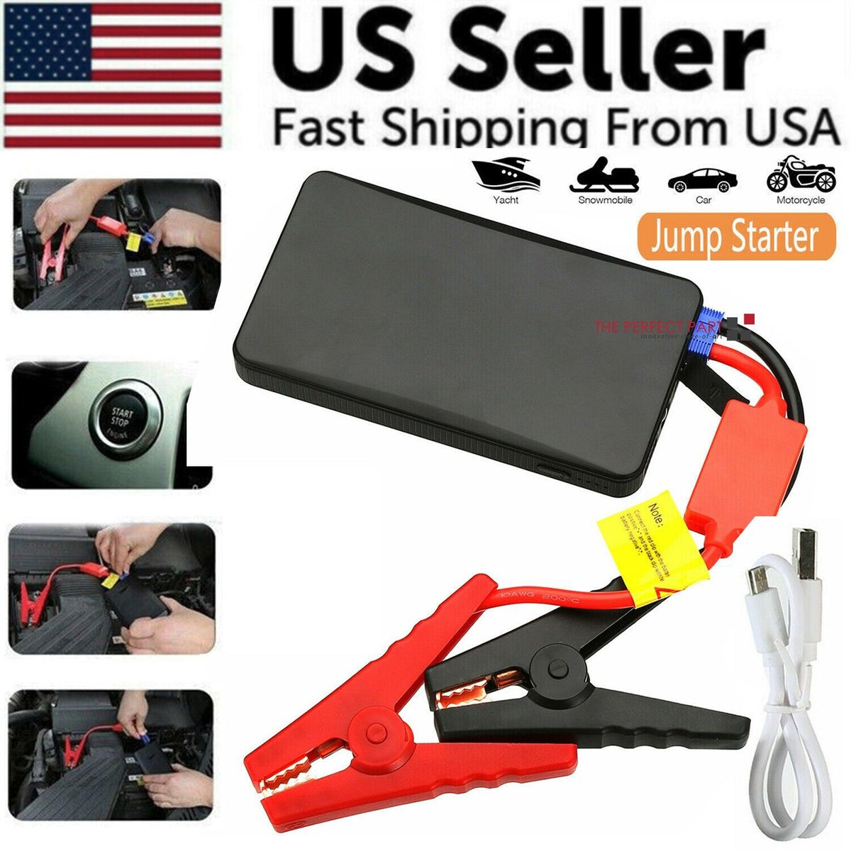 Portable Car Jump Starter & Power Bank – 20000mAh